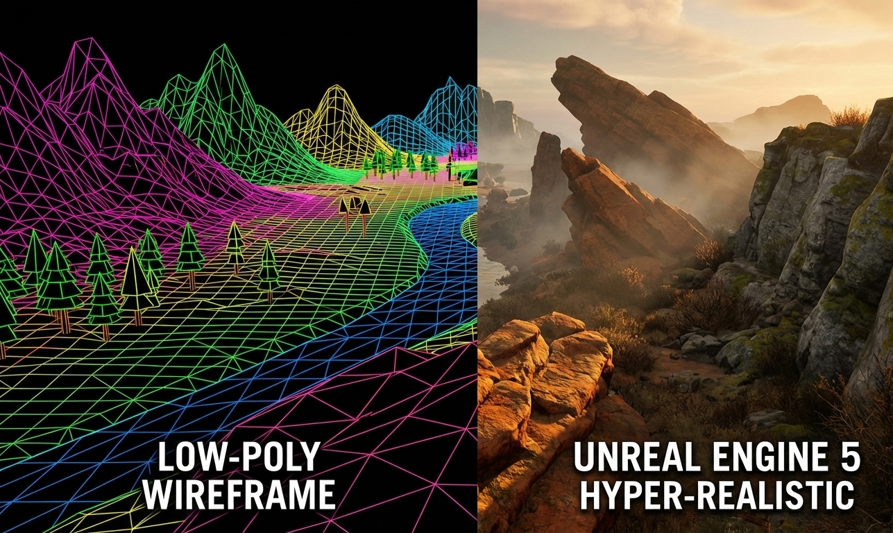 The $0 Art Budget: Making a 3D Game Without Modelling