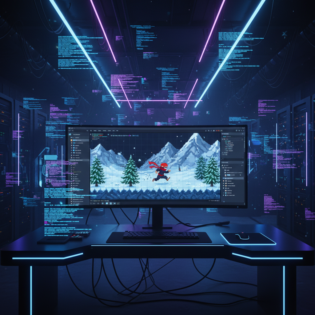 Devs Who Can’t Draw: Architecting a Playable 2D Platformer Using Google’s “Nano Banana Pro” Model